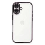 İphone 16 Kılıf Lensli Silikon - Mor