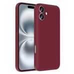 iPhone 16 Plus İle Uyumlu Kılıf Kamera Korumalı Kartlık Hazneli Vitra Kapak 37026 Mürdüm