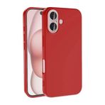 iPhone 16 Plus İle Uyumlu Kılıf LSR Lansman Kapak 33034 Kırmızı