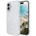 iPhone 16 Plus İle Uyumlu Kılıf Parlayan Simli Şeffaf Redos Kapak 33310 Şeffaf