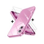 İphone 16 Plus Kılıf Kamera Korumalı Yumuşak Şeffaf Silikon + 9H Temperli Ekran Koruyucu Cam Set