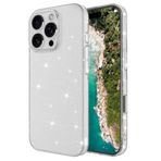 iPhone 16 Pro İle Uyumlu Kılıf Parlayan Simli Şeffaf Redos Kapak 33311 Şeffaf