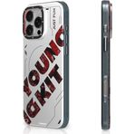 iPhone 16 Pro Kılıf Magsafe Özellikli Airbagli Çift Katmanlı Youngkit Future Serisi Kapak Kırmızı