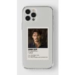 iPhone 16 Pro Max ile Uyumlu Johnny Depp Minimalist Poster Tasarım Baskılı Şeffaf Kılıf