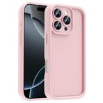 iPhone 16 Pro Max İle Uyumlu Kılıf Kamera Korumalı Ananas Kapak 36704 Pembe