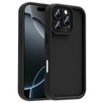iPhone 16 Pro Max İle Uyumlu Kılıf Kamera Korumalı Ananas Kapak 36704 Siyah