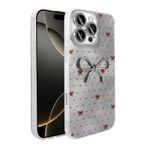 iPhone 16 Pro Max İle Uyumlu Kılıf Kamera Korumalı Figürlü Ponti Silikon Kapak 36593 Açık Mavi