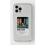 iPhone 16 Pro Max ile Uyumlu Winx Club Minimalist Poster Tasarım Baskılı Şeffaf Kılıf