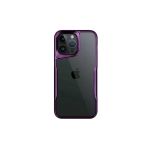 iPhone 16 Pro Max Kılıf Boyi Silikon Kapak - Derin Mor-(5796)