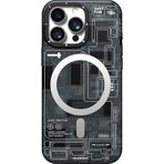 İphone 16 Pro Max Kılıf Magsafe Uyumlu Kamera Denetim Butonlu Youngkit Technology Serisi Kapak Gri