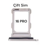 İphone 16 Pro Sim Çekmecesi Sim Kart Yuvası Çift Sim Ve Tek Simli Telefonlar İçin Uyumludur