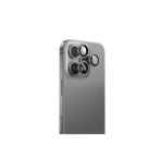 İphone 16 Pro Uyumlu Benks Metal Kamera Lens Koruyucu Parlama Önleyici Glass Warrior Gümüş