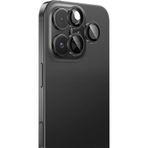İphone 16 Pro Uyumlu Benks Metal Kamera Lens Koruyucu Parlama Önleyici Glass Warrior Siyah