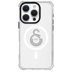 Iphone 16 Pro Uyumlu Galatasaray Tek Renk Gri Arma Magsafe Telefon Kılıfı Kırmızı