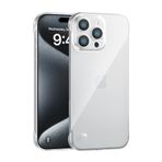 iPhone 16 Pro Uyumlu Kamera Korumalı Yanları Açık Sararmaz Sert Mika Şeffaf Kılıf