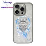 iPhone 16 Pro Uyumlu MagSafe Özellikli Gerçek Nakış İşlemeli Leopar Desenli Dazzling Kılıf
