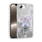 iPhone 16E İle Uyumlu Kılıf Desenli Mep Kapak 36903 İncili Fiyonk