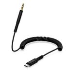 iPhone 16e/16Pro/15/15Pro Max, 6ft Tip C - 3,5 mm Ses Aux Jak Kablosu, 6 ft Tip C - 3,5 mm Kulaklık Araba Stereo Kablosu Android Samsung, iPad Pro, MacBook, Google Pixel ile Uyumlu