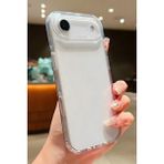 iPhone 17 Air Kılıf Renksiz Şeffaf Kamerası Açık Korumalı Yumuşak Darbe Emici Ince Esnek Silikon Kapak