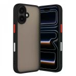 İphone 17 Kılıf Montreal Silikon Kapak - Siyah