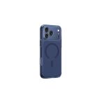 İphone 17 Pro Kılıf M-Safe Uyumlu Kamera Korumalı Minimal Lens Serisi Kapak Mavi