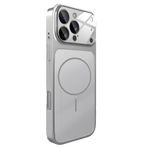 İPhone 17 Pro Max ile Uyumlu Magsafe Destekli Kablosuz Şarj Özellikli Kamera Lens Korumalı Şık Metal Görünümlü Telefon Kılıfı