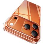 iPhone 17 Pro Max Kılıf Renksiz Şeffaf Kamera Korumalı Yumuşak Darbe Emici Ince Esnek Silikon Kapak