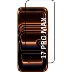 iPhone 17 Pro Max Kırılmaz Cam 5d Tam Kaplayan 9h Temperli Ekran Koruyucu - Siyah - Şeffaf