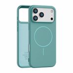 İphone 17 Pro Max Uyumlu İçi Kadife Magsafe Wireless Şarz Özellikli Mint Yeşil Renkli Telefon Kılıfı