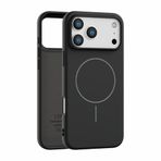 İphone 17 Pro Max Uyumlu İçi Kadife Magsafe Wireless Şarz Özellikli Siyah Renkli Telefon Kılıfı