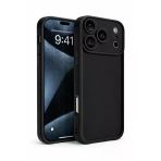 İphone 17 Pro Max Uyumlu Kamera Çıkıntılı Mat Silikon Telefon Kılıfı