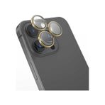 İphone 17 Pro Max Uyumlu Wiwu Lens Guard Metal Kamera Lens Koruyucu Gold