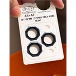 iPhone 17 Pro Max ve 17 Pro Için Köşeli Kamera Koruyucu 8gen Tasarım Safir Takma Aparatlı Lens - mavi-Abis