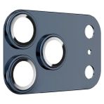 İphone 17 Pro Uyumlu Benks Air Shild Anti Reflective Metal Kamera Lens Koruyucu Mavi