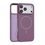 İphone 17 Pro Uyumlu İçi Kadife Magsafe Wireless Şarj Özellikli Gül Kurusu Renkli Telefon Kılıfı