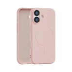 İphone 17 Uyumlu İçi Kadife Magsafe Wireless Şarz Özellikli Pembe Renkli Telefon Kılıfı