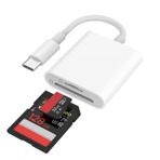iPhone 17/16/15 Serisi için SD Kart Okuyucu USB C, SD ve Micro SD Yuvalı Hafıza Kartı Okuyucu, iPad, Mac, MacBook Pro/Air, Kodak Pixpro ve Diğer Tip C Cihazlarla Uyumlu Dijital Kamera Adaptörü