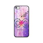 iPhone 5 / 5s / SE 2017 için Kılıf Silikon Sonsuzluk Aşk Rüya Gökkuşağı Dövme Sembol Sonsuz 185 Ref 921