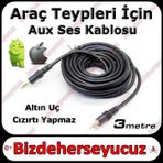 iPhone 5 6 Samsung S4 S5 S6 Aux Kablo 3 Metre