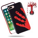 iPhone 6 6S (4,7 inç) İndüksiyon Slim Fit Sihirli Isıya Duyarlı Yumuşak PU Deri Koruyucu Kılıf Apple iPhone 6 6S 4,7 İnç Renk Değiştiren Termal Sensör Isı Renk Değişimi Mat Arka Kapak Kılıfı