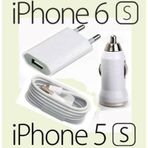 iPhone 6 6S 6 PLUS Şarj Aleti Priz Duvar Araç Kablo Şarj Seti