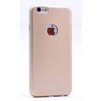 iPhone 6 / 6S Uyumlu Mat Yumuşak Silikon Kılıf (Altın Rengi)