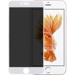 İphone 6 Plus / 6S Plus Uyumlu Privacy Ön Koruma Temperli Hayalet Cam Ekran Koruyucu (Beyaz)