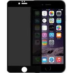 İphone 6 Plus / 6S Plus Uyumlu Privacy Ön Koruma Temperli Hayalet Cam Ekran Koruyucu (Siyah)