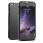 İphone 7-8 360 Derece Slim Premium Simli Siyah Silikon Kılıf