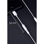 Iphone 7 8 Plus X 11 12 13 Pro Uyumlu Lightning Kulaklık Çevirici Aux Dönüştürücü Aparat Bluetooth