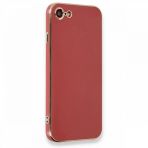 iPhone 7 Kılıf Volet Silikon - Kırmızı