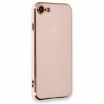 iPhone 7 Kılıf Volet Silikon - Pembe