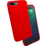 İphone 7 Plus / 8 Plus Kılıf Kadife İç Yüzey Wireless Destekli Silk Silikon