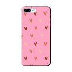 iPhone 7 Plus Kalp Desen Pembe Telefon Kılıfı, consrainnn83787206